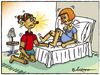 Cartoon: Pinocchio (small) by rpeter tagged pinocchio,sex,bett,schlafzimmer,nase
