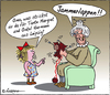 Cartoon: Westgeschenk (small) by rpeter tagged oma,kind,osten,lappen,jammerlappen