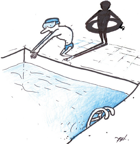 Cartoon: sport (medium) by Monica Zanet tagged swimming,free,sport,zanet
