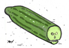 Cartoon: Cucumber mai 2011 (small) by Monica Zanet tagged zanet,ehec,cucumber