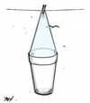 Cartoon: Water (small) by Monica Zanet tagged zanet weather water climate