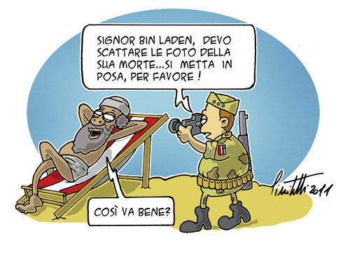 Cartoon: Scatto fotografico (medium) by ignant tagged osama,bin,laden,cartoon,humor