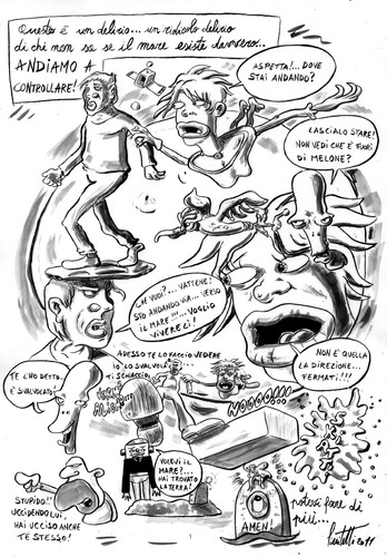 Cartoon: Verso il mare (medium) by ignant tagged fumetto,comic,cartoon