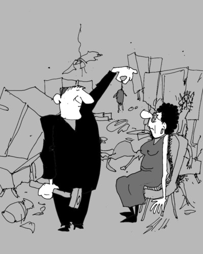 Cartoon: Ein Held. (medium) by medwed1 tagged held