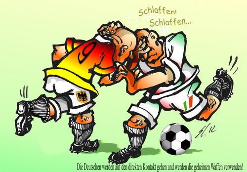 Cartoon: Fussbal 2012 (medium) by medwed1 tagged schljachow,cartoon