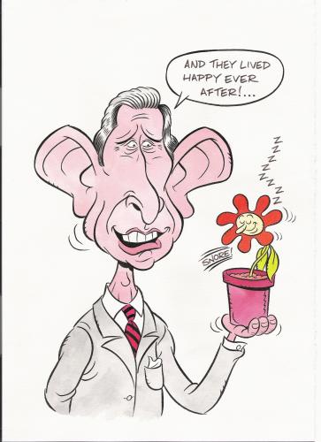 Cartoon: Charles caricature (medium) by fieldtoonz tagged caricature