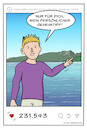 Cartoon: Geheimtipp 2 (small) by AndreJan tagged influencer,socialmedia,insidertipp,instagram