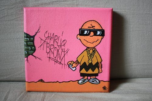 Cartoon: Charlie Bronx (medium) by Buzz 186 tagged buzz,186,graffiti,characters,cartoon,urban,art,street,on,bail,artworks