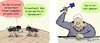 Cartoon: Landeplatz (small) by TomSe tagged fliege,fliegen,fliegenklatsche,glatze,landeplatz,lästig