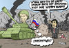 Cartoon: Georgien (small) by Weltasche tagged georgien,saakashwilli,putin,russland,russia,georgia,südossetien,krieg,konflikt