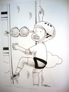 Cartoon: surprised (small) by Joen Yunus tagged cartoon,pen,colored,pencil,climbing,sports