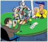 Cartoon: Big Bet (small) by drawgood tagged poker,cards,game,gambling