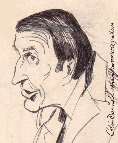 Cartoon: Paul Lynde caricature (medium) by Colin A Daniel tagged paul,lynde,caricature
