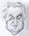 Cartoon: Albert R Broccoli caricature (small) by Colin A Daniel tagged albert,broccoli,caricature