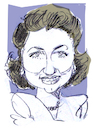 Cartoon: Barbara Jo Allen caricature (small) by Colin A Daniel tagged barbara,jo,allen,caricature,colin,daniel