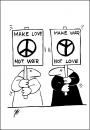 Cartoon: make love (small) by SAI tagged love war