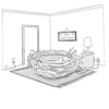 Cartoon: Ladekabelnest (small) by HilaryAllison tagged ladekabel,kabel,nest,technik,technologie,hause,zuhause,trautes,heim,isolierung