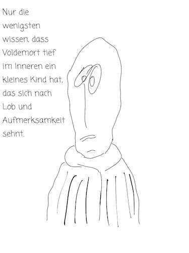 Cartoon: Voldemort - nur ein Mensch (medium) by hurvinek tagged harry,potter