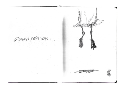 Cartoon: Claudia Takes off (medium) by helmutk tagged sport