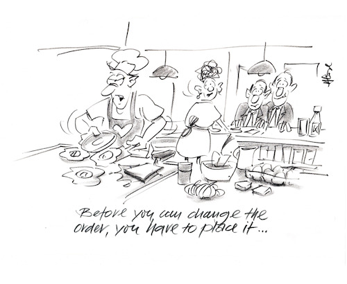 Cartoon: Place it (medium) by helmutk tagged nutrition