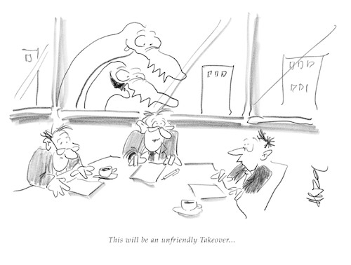 Cartoon: Take Over (medium) by helmutk tagged business