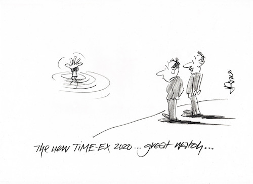 Cartoon: Time-Ex (medium) by helmutk tagged marketing