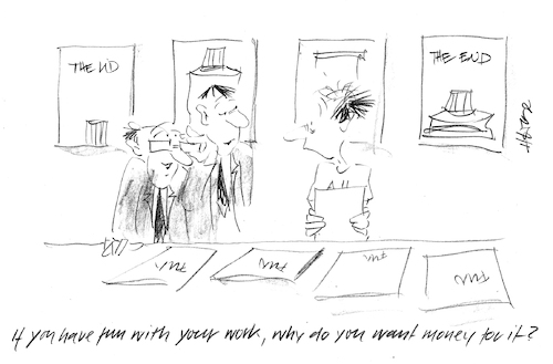 Cartoon: Work is fun... (medium) by helmutk tagged business