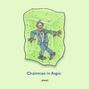 Cartoon: Chairman in aspic (small) by helmutk tagged business