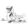 Cartoon: Selfmade Earthquake (small) by helmutk tagged social,life