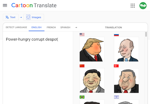 Cartoon: Translation Service (medium) by Tjeerd Royaards tagged trump,xi,jinping,putin,power,corruption,abuse,usa,russia,china,trump,xi,jinping,putin,power,corruption,abuse,usa,russia,china