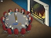 Cartoon: COP27 (small) by Tjeerd Royaards tagged cop27,climate,emergency,crisis