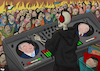 Cartoon: Death is a DJ (small) by Tjeerd Royaards tagged netanyahu gaza russia israel putin ukraine