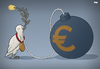 Cartoon: EU Wins Nobel Peace Prize (small) by Tjeerd Royaards tagged euro,europe,nobel,peace,prize,war,germany,france,conflict
