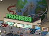 Cartoon: Progress (small) by Tjeerd Royaards tagged progress,earth,planet,environment,consumer,buy
