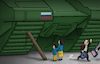 Cartoon: Sanctions (small) by Tjeerd Royaards tagged putin,russia,ukraine,russian,europe,border,invasion,threat