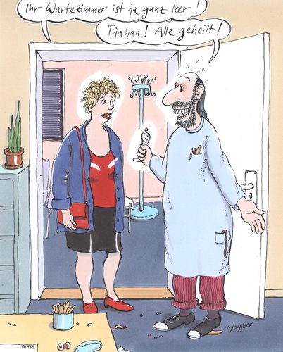 Cartoon: alle geheilt (medium) by woessner tagged alle,geheilt,arzt,patient,medizin,kurpfuscher,quacksalber,scharlatan,wartezimmer,drogen,therapie,haschisch,joint,kifffen,arzt,patient,medizin,kurpfuscher,scharlatan,wartezimmer,drogen,therapie,kifffen,joint,haschisch,praxis,gesundheit