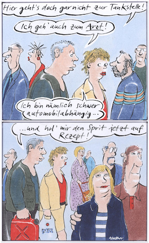 Cartoon: Benzin auf Krankenschein (medium) by woessner tagged cartoons,karikaturen,woessner,sprit,klimawandel,verkehrspolitik,verkehrspsychologie,verkehrspsychologe,suchtverhalten,suchtkrankheit,luftverschmutzung,ceozwei,verbrenner,emmissinen,erderwärmung,benzin,auf,krankenschein,auto,mobilität,automobilabhängig,verkehr,sucht,umwelt,tankstelle,arzt,krankschreibung,diesel,super,rezept,kfz,kraftfahrzeug,tanken,tank,verbrauch,cartoons,karikaturen,woessner,sprit,klimawandel,verkehrspolitik,verkehrspsychologie,verkehrspsychologe,suchtverhalten,suchtkrankheit,luftverschmutzung,ceozwei,verbrenner,emmissinen,erderwärmung,benzin,auf,krankenschein,auto,mobilität,automobilabhängig,verkehr,sucht,umwelt,tankstelle,arzt,krankschreibung,diesel,super,rezept,kfz,kraftfahrzeug,tanken,tank,verbrauch