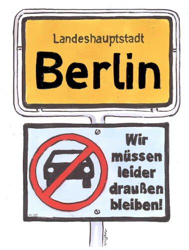 Cartoon: berlin autofrei (medium) by woessner tagged cartoon,karikatur,woessner,berlin,politik,verkehr,verkehrspolitik,umweltpolitik,autofreie,stadt,grüne,die,grünen,wahlprogramm,wahlversprechen,autofeindlich,menschenfeindlich,autofrei,umwelt,luftverschmutzung,lärm,verbrenner,verbrennungsmotor,individualverkehr,stadtverkehr,lebensqualität,klimawandel,klimaerwärmung,kohlendioxyd,einskommfünf,grad,ziel,cartoon,karikatur,woessner,berlin,politik,verkehr,verkehrspolitik,umweltpolitik,autofreie,stadt,grüne,die,grünen,wahlprogramm,wahlversprechen,autofeindlich,menschenfeindlich,autofrei,umwelt,luftverschmutzung,lärm,verbrenner,verbrennungsmotor,individualverkehr,stadtverkehr,lebensqualität,klimawandel,klimaerwärmung,kohlendioxyd,einskommfünf,grad,ziel