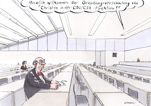 Cartoon: Christen in der CDU (medium) by woessner tagged woessner,karikaturen,cartoons,gründungsversammlung,fraktion,bundestagsfraktion,versammlungsraum,konferenzraum,politikverdrossenheit,volksvertreter,demokratie,christen,in,der,cdu,religion,christentum,csu,politikerinnen,glaubwürdigkeit,frömmigkeit,fromm,glaubwürdig,tagesgeschäft,christlich,religiös,unchristlich,gottlos,woessner,karikaturen,cartoons,gründungsversammlung,fraktion,bundestagsfraktion,versammlungsraum,konferenzraum,politikverdrossenheit,volksvertreter,demokratie,christen,in,der,cdu,religion,christentum,csu,politikerinnen,glaubwürdigkeit,frömmigkeit,fromm,glaubwürdig,tagesgeschäft,christlich,religiös,unchristlich,gottlos