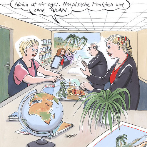 Cartoon: Funkloch (medium) by woessner tagged woessner,karikatur,cartoon,naivität,auslachen,lachen,geldbeutel,brieftasche,baden,schwimmen,gemeinschaft,ohne,funkloch,wlan,urlaub,digitaler,arbeitsplatz,arbeitsbelastung,erreichbarkeit,internet,netz,netzverbindung,computer,pc,smartphone,handy,tablet,entspannung,woessner,karikatur,cartoon,naivität,auslachen,lachen,geldbeutel,brieftasche,baden,schwimmen,gemeinschaft,ohne,funkloch,wlan,urlaub,digitaler,arbeitsplatz,arbeitsbelastung,erreichbarkeit,internet,netz,netzverbindung,computer,pc,smartphone,handy,tablet,entspannung