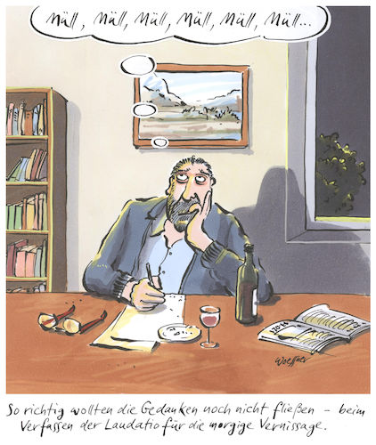 Cartoon: Kunstmüll (medium) by woessner tagged freimut,woessner,karikaturen,cartoons,rede,redner,gedanken,kreativität,kunstmüll,schrott,schriftsteller,redenschreiber,kunstgeschichte,experte,kunstwissenschaft,gedöns,bohei,müll,bildende,kunst,pseudokunst,selbsternannte,künstler,kunstmarkt,vernissage,laudatio,lobrede,ausstelungseröffnung,ausstellung,galerie,kunstgalerie,museum,kunsttempel,qualität,freimut,woessner,karikaturen,cartoons,rede,redner,gedanken,kreativität,kunstmüll,schrott,schriftsteller,redenschreiber,kunstgeschichte,experte,kunstwissenschaft,gedöns,bohei,müll,bildende,kunst,pseudokunst,selbsternannte,künstler,kunstmarkt,vernissage,laudatio,lobrede,ausstelungseröffnung,ausstellung,galerie,kunstgalerie,museum,kunsttempel,qualität