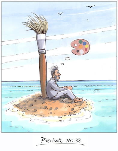 Cartoon: Pinselwitz (medium) by woessner tagged woessner,karikaturen,cartoons,möven,strand,sand,wasser,träumen,verlust,sehnsucht,pinselwitz,inselwitz,kunst,malerei,maler,insel,meer,schiffbrüchiger,nummer,schiffbrüchig,gestrandet,einsamkeit,traum,malen,gestalten,schöpferische,tätigkeit,gestaltungsdrang,woessner,karikaturen,cartoons,möven,strand,sand,wasser,träumen,verlust,sehnsucht,pinselwitz,inselwitz,kunst,malerei,maler,insel,meer,schiffbrüchiger,nummer,schiffbrüchig,gestrandet,einsamkeit,traum,malen,gestalten,schöpferische,tätigkeit,gestaltungsdrang