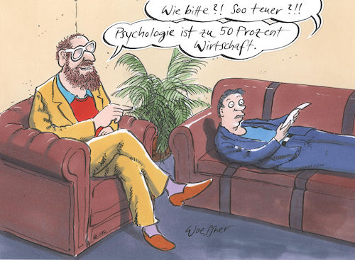 Cartoon: Psychologie ist Wirtschaft (medium) by woessner tagged woessner,karikaturen,cartoons,wirtschaft,ist,zu,fünfzig,prozent,psychologie,seele,seelenleben,seelenklempner,psychoanalyse,psychoanalytiker,psychiater,und,psychotherapeut,patient,honorar,psychologisch,psychisch,psychotherapie,sitzung,couch,behandlung,medizin,teuer,kosten,krank,neurotisch,psychotisch,woessner,karikaturen,cartoons,wirtschaft,ist,zu,fünfzig,prozent,psychologie,seele,seelenleben,seelenklempner,psychoanalyse,psychoanalytiker,psychiater,und,psychotherapeut,patient,honorar,psychologisch,psychisch,psychotherapie,sitzung,couch,behandlung,medizin,teuer,kosten,krank,neurotisch,psychotisch