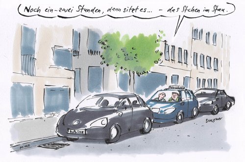 Cartoon: stehen im stau (medium) by woessner tagged umwelt,jugend,fahrprüfung,fahrlehrer,führerschein,verkehrsinfarkt,verkehr,fahrschule,auto,kfz,stau,im,stehen,stehen,im,stau,kfz,auto,fahrschule,verkehr,verkehrsinfarkt,führerschein,fahrlehrer,fahrprüfung,jugend,umwelt