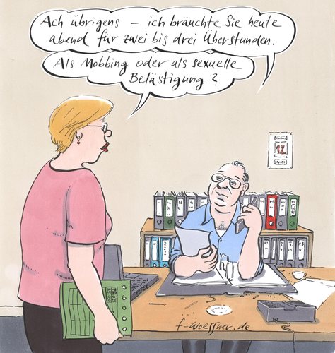 Cartoon: überstunden (medium) by woessner tagged sexuelle,belästigung,mobbing,sexualität,erotik,flirt,anmache,schikane,büro,bürokratie,arbeitsplatz,abhängigkeit,angestellte,überstunden,chef,vorgesetzter,gender,geschlecht,sexuelle,belästigung,mobbing,sexualität,erotik,flirt,anmache,schikane,büro,bürokratie,arbeitsplatz,abhängigkeit,angestellte,überstunden,chef,vorgesetzter,gender,geschlecht