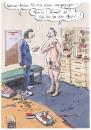 Cartoon: Arzt (small) by woessner tagged arzt,nackt,nude,doctor,medical,medizin,untersuchung