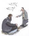 Cartoon: Ich AG (small) by woessner tagged ich,ag,aktiengesellschaft,arbeitslosigkeit,scheinselbständigkeit,bettler,armut,prekariat,prekär