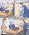 Cartoon: Taktzeiten (small) by woessner tagged bahn,taktzeiten,fahrpreise,övpn,öffentlicher,nahverkehr,verkehrspolitik,tarif,bus