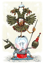 Cartoon: Egg of war (small) by kusto tagged war,putin,arms,coat,of