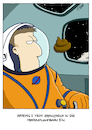 Cartoon: Artemis 2 (small) by MosesCartoons tagged weltraum,mond,artemis,mondmission,raumfahrt,toilette,orbit,umlaufbahn,wc,mosescartoons